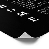 Affiche de poème inspirant pour l'âme "Reviens à l (Coin)