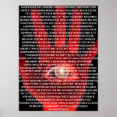 Affiche de poème originale KAOS KARMA (Devant)