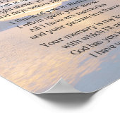 Affiche de poème pour meilleur ami « Je T'Manque » (Coin)