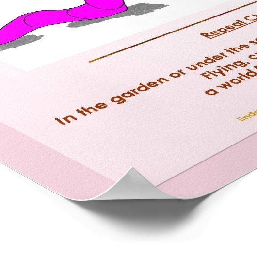 Affiche de poème sur les vers (Coin)