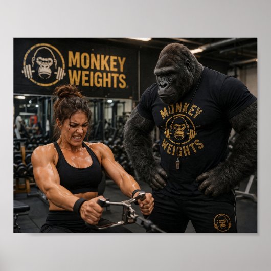 Affiche de poids de singe Lyle (Devant)