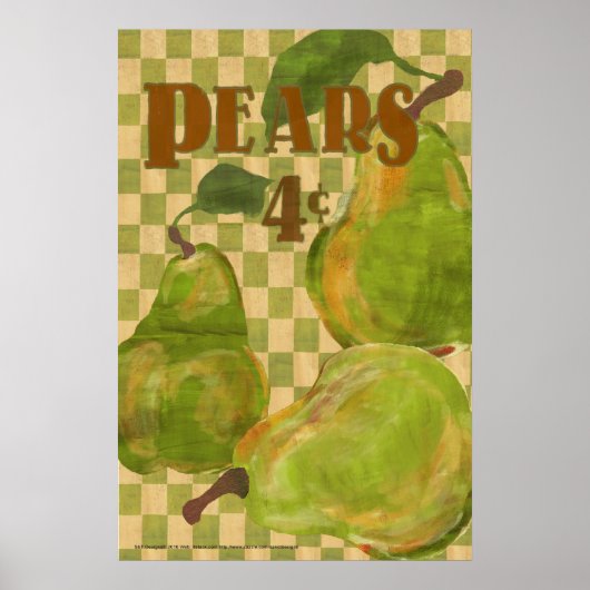affiche de poire (Devant)