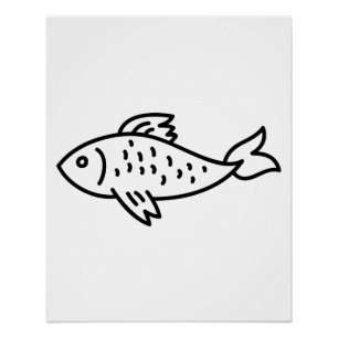 Affiche de poisson