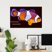 Affiche de poisson  Affiche (Bureau à domicile)