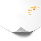 Affiche de poisson drôle de crabe aquatique océani (Coin)