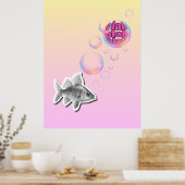 Affiche de poisson impertinent (Cuisine)