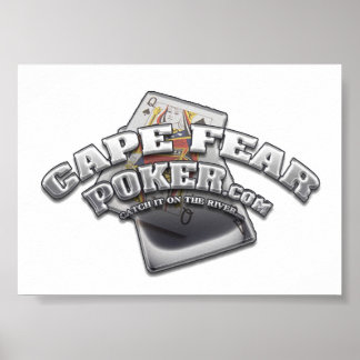 affiche de poker cape peur