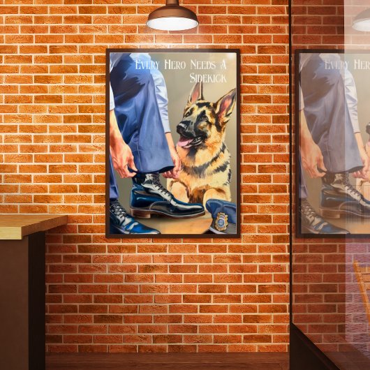 Affiche de police Impression d'art mural Valeur Po