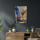 Affiche de police Impression d'art mural Valeur Po