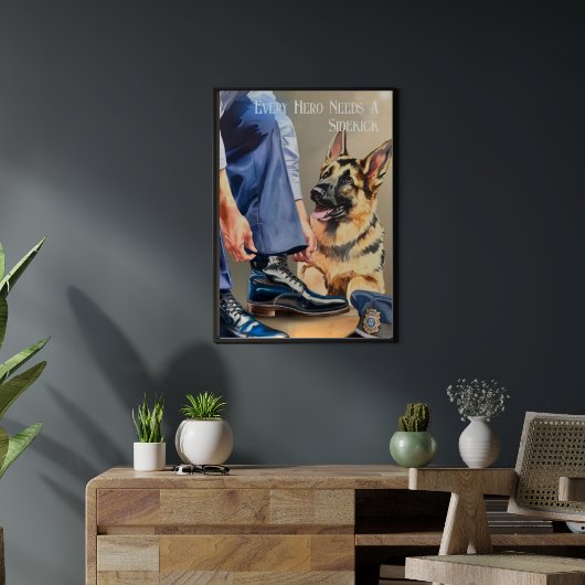 Affiche de police Impression d'art mural Valeur Po