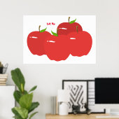 Affiche de Pomme Rouge (Bureau à domicile)
