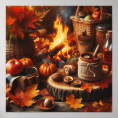 Affiche de pompes de saison d'automne et de feu de (Devant)