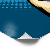 Affiche de popart de Bulldog en France (Coin)