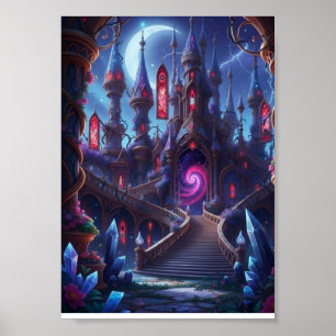 Affiche de Portail Lumineux de Château de Fantasti