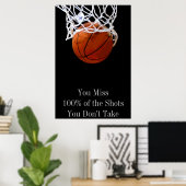 Affiche de porte de citation motivationnelle Pop A (Bureau à domicile)