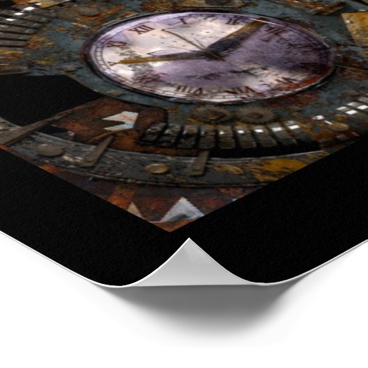 affiche de porte en steampunk (Coin)