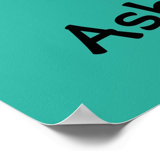 affiche de porte pour gosse mignon (Coin)