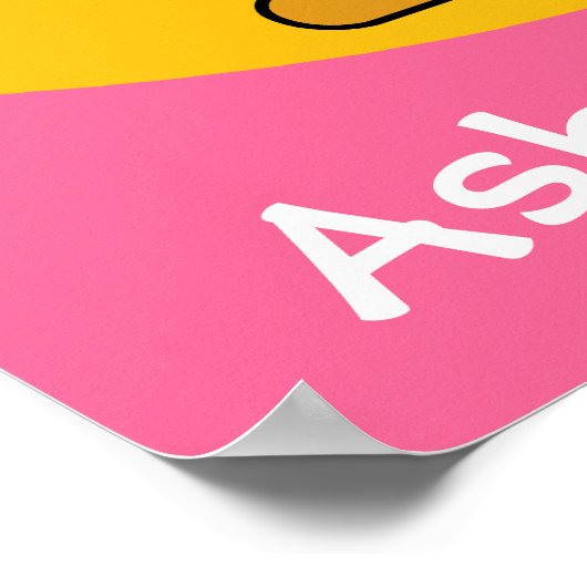 affiche de porte pour gosse mignon (Coin)