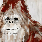 Affiche de portrait de Bigfoot - Impression d'art