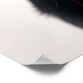 Affiche de portrait de chiot Rottweiler mignon (Coin)