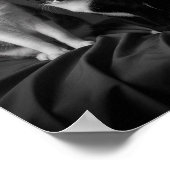 Affiche de portrait de compagnie en noir et blanc (Coin)