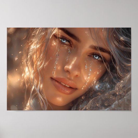 Affiche de portrait de rêve aux larmes célestes (Devant)