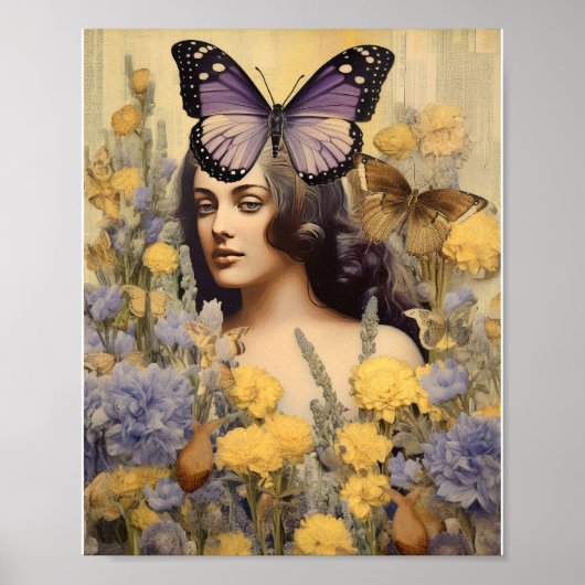 Affiche de poster céleste ensorcelant | Lune et ét (Devant)