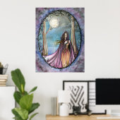 Affiche de poster de conte de fées fantasy Guineve (Bureau à domicile)