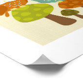 Affiche de poster de hibou rétro (Coin)