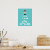 Affiche de poster Garder son calme et faire des Cu (Cuisine)