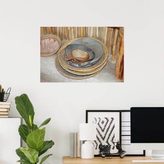 Affiche de poterie (Bureau à domicile)