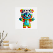 Affiche de poupée kawaii adorable pour décoration (Cuisine)