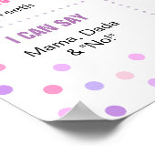 Affiche de premier anniversaire Rainbow Confetti (Coin)