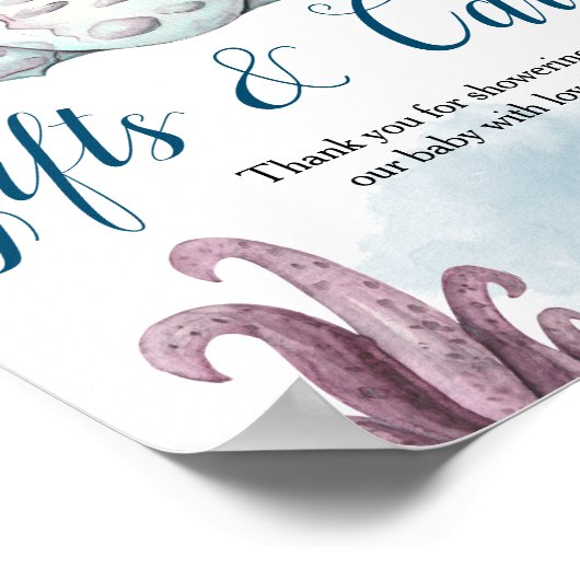 Affiche de présentation de cadeaux et de cartes po (Coin)