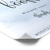 Affiche de présentation de livre d'or bleu pour un (Coin)