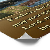 Affiche de prière chrétienne (Coin)