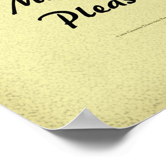 Affiche de prière de l'acteur (Coin)