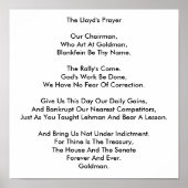 Affiche de prière de Lloyd (Devant)