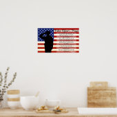 Affiche de prière de l'officier de police (Cuisine)