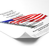 Affiche de prière du pompier (Coin)