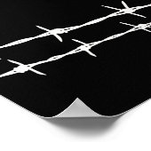 Affiche de prison sans procédure régulière & TÉLÉC (Coin)