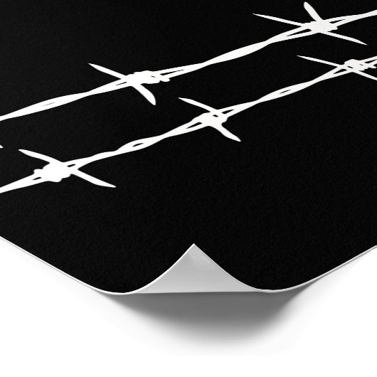 Affiche de prison sans procédure régulière & TÉLÉC (Coin)