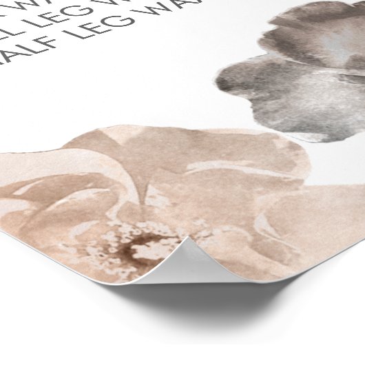 Affiche de prix de menu de salon de beauté de coif (Coin)