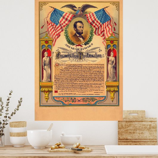 Affiche de proclamation d'émancipation (Cuisine)