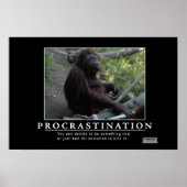affiche de procrastination (Devant)