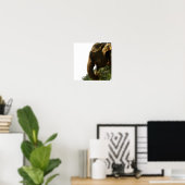 Affiche de profil éléphant (Bureau à domicile)