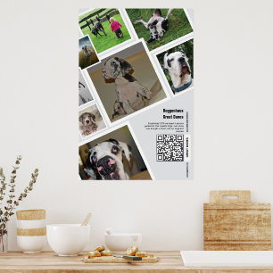 Affiche de promotion d'un élevage de Dogues Allema
