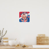 Affiche de Prop de Photo de Bébé Patriotique (Cuisine)