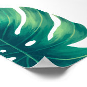 Affiche de prop de photo de douche de mariée tropi (Coin)