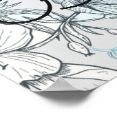 Affiche de Prop de Photo pour Baby Shower à l'aqua (Coin)